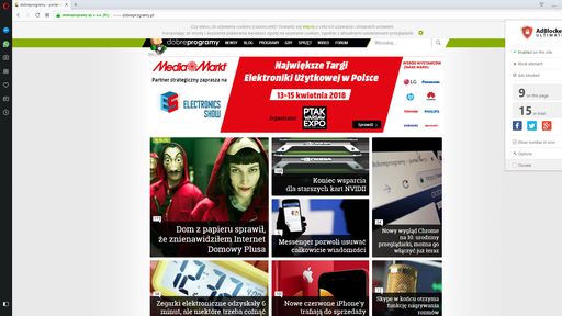 AdBlocker Ultimate dla Opery