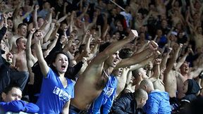 Kibice podczas meczu Cracovia Kraków - Ruch Chorzów 1:0