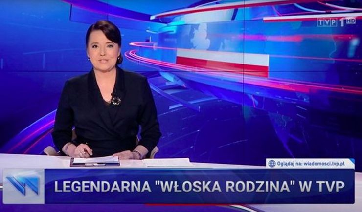 TVP w "Wiadomościach" promowała swoją ofertę seriali