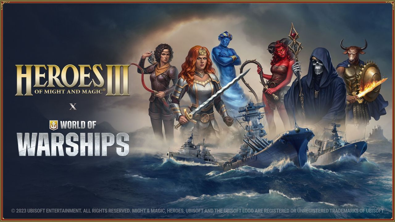 Heroes of Might and Magic III wpływa na wody World of Warships