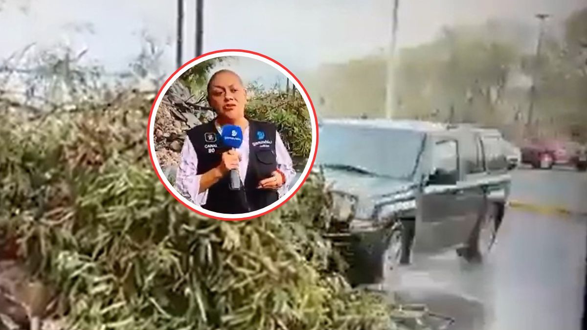 Samochód uderzył w reporterkę podczas transmisji