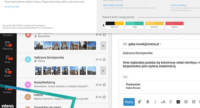 Interia zmienia pocztę mailową: filtry, awatary i obsługa kont z innych portali