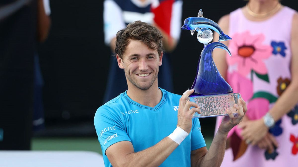 Zdjęcie okładkowe artykułu: Getty Images / Sean M. Haffey / Na zdjęciu: Casper Ruud, mistrz San Diego Open 2021