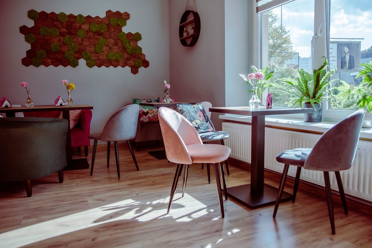 Wnętrze Kawiarni Swawolna 