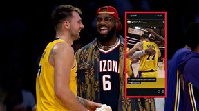 To napisał Doncić o LeBronie. Jedno zdanie