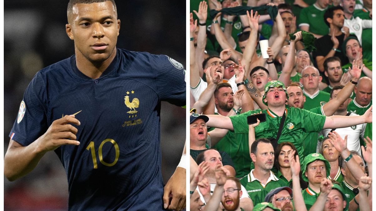 Irlandzcy kibice próbowali sprowokować Kyliana Mbappe