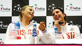 Konferencja reprezentacji Rosji przed meczem Pucharu Federacji z Polską