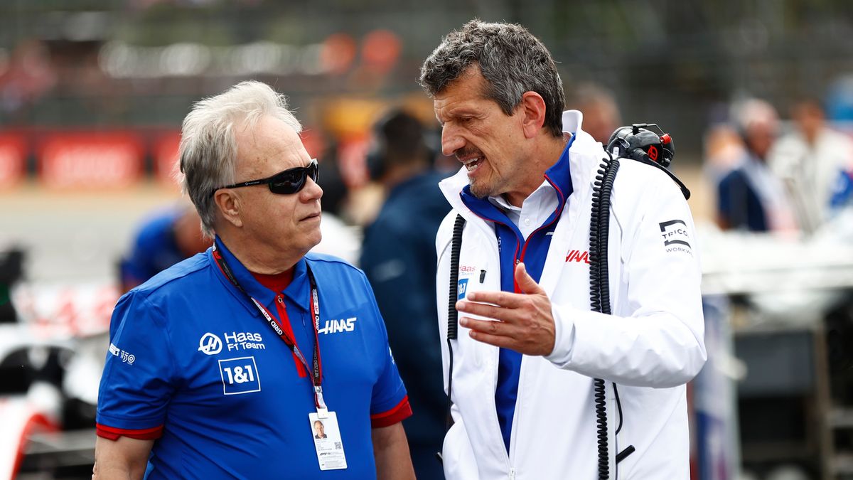 Gene Haas (po lewej) i Gunther Steiner