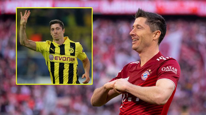 Na dużym zdjęciu: Robert Lewandowski (PAP), na małym: Robert Lewandowski (Getty Images)