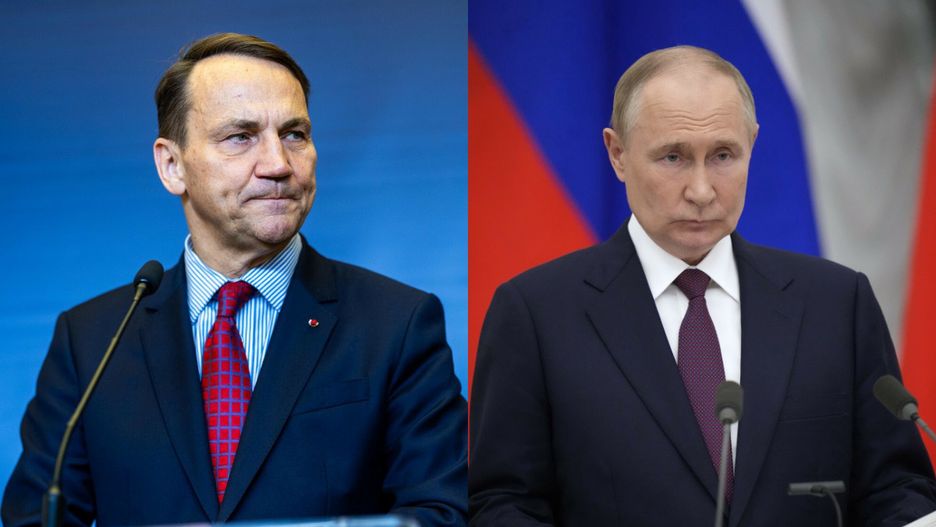 Na zdjęciu po lewej szef MSZ Radosław Sikorski, po prawej Władim