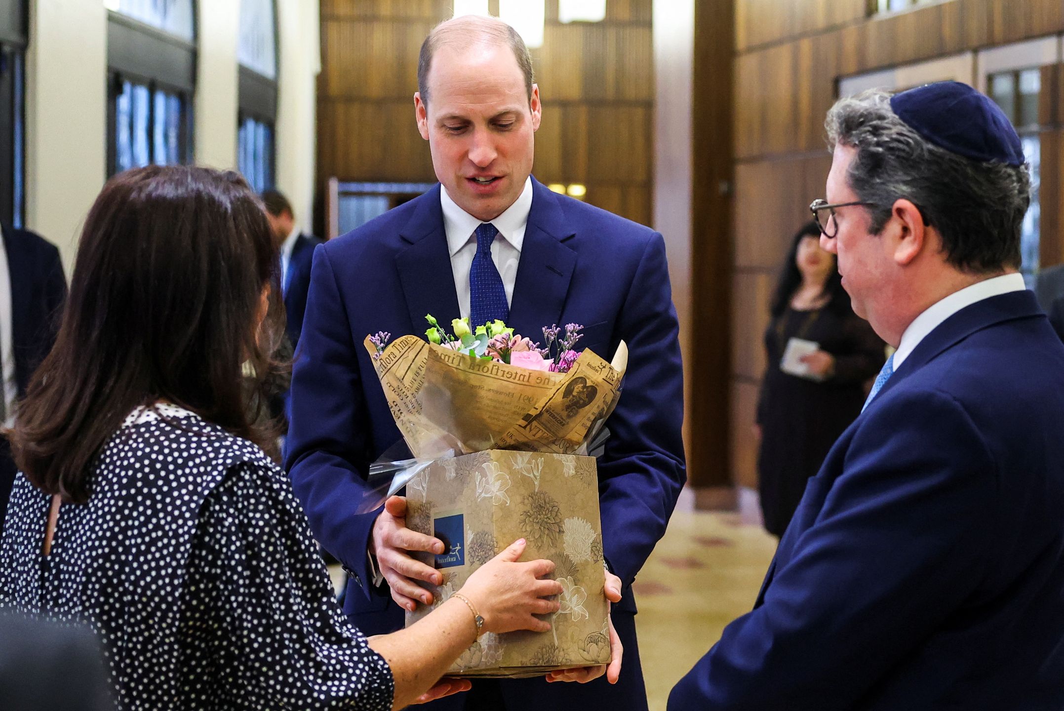 Książę William z wizytą w londyńskiej synagodze