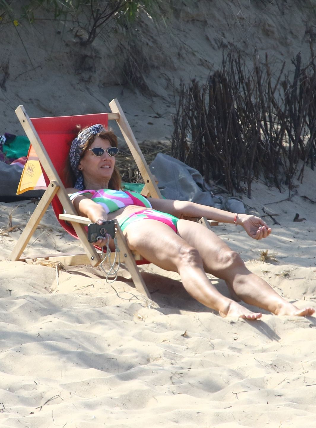 Grażyna Wolszczak "przyłapana" na plaży