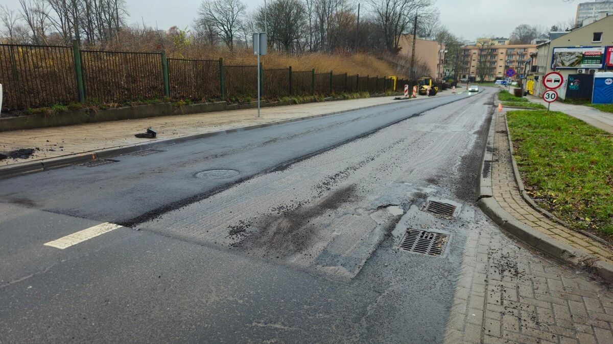 Nowy asfalt na ul. Czechowskiej w Lublinie