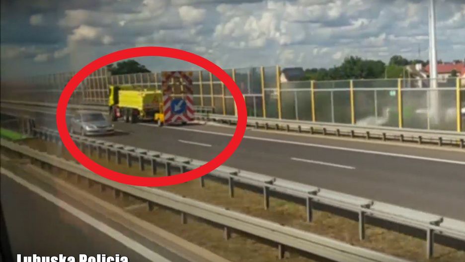 Niebezpieczny przejazd na trasie S3