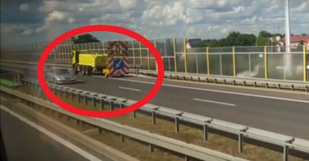 Pojechał pod prąd na S3. Wideo mrozi krew w żyłach