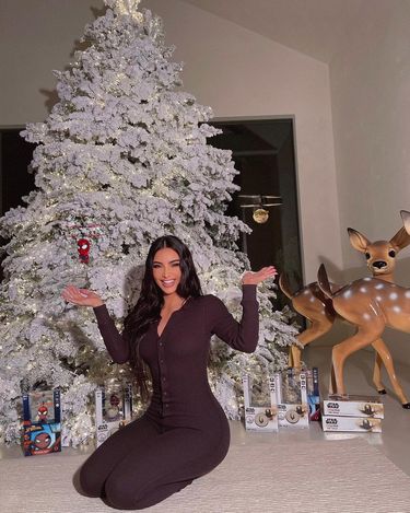 Kim Kardashian - choinka, święta 2021