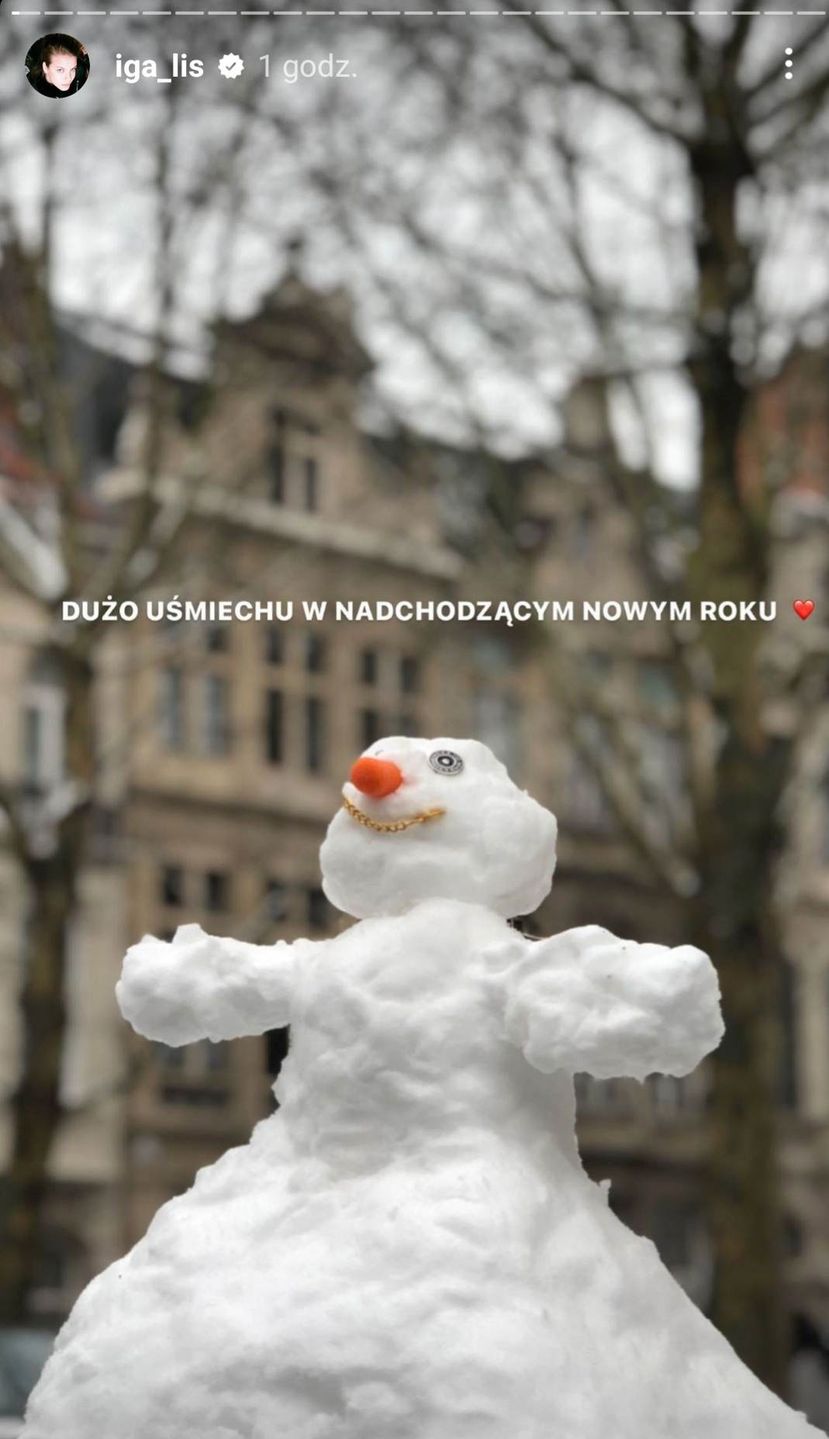 Iga Lis żegna stary rok