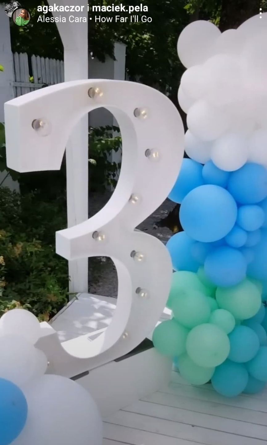 3. urodziny córki Agnieszki Kaczorowskiej