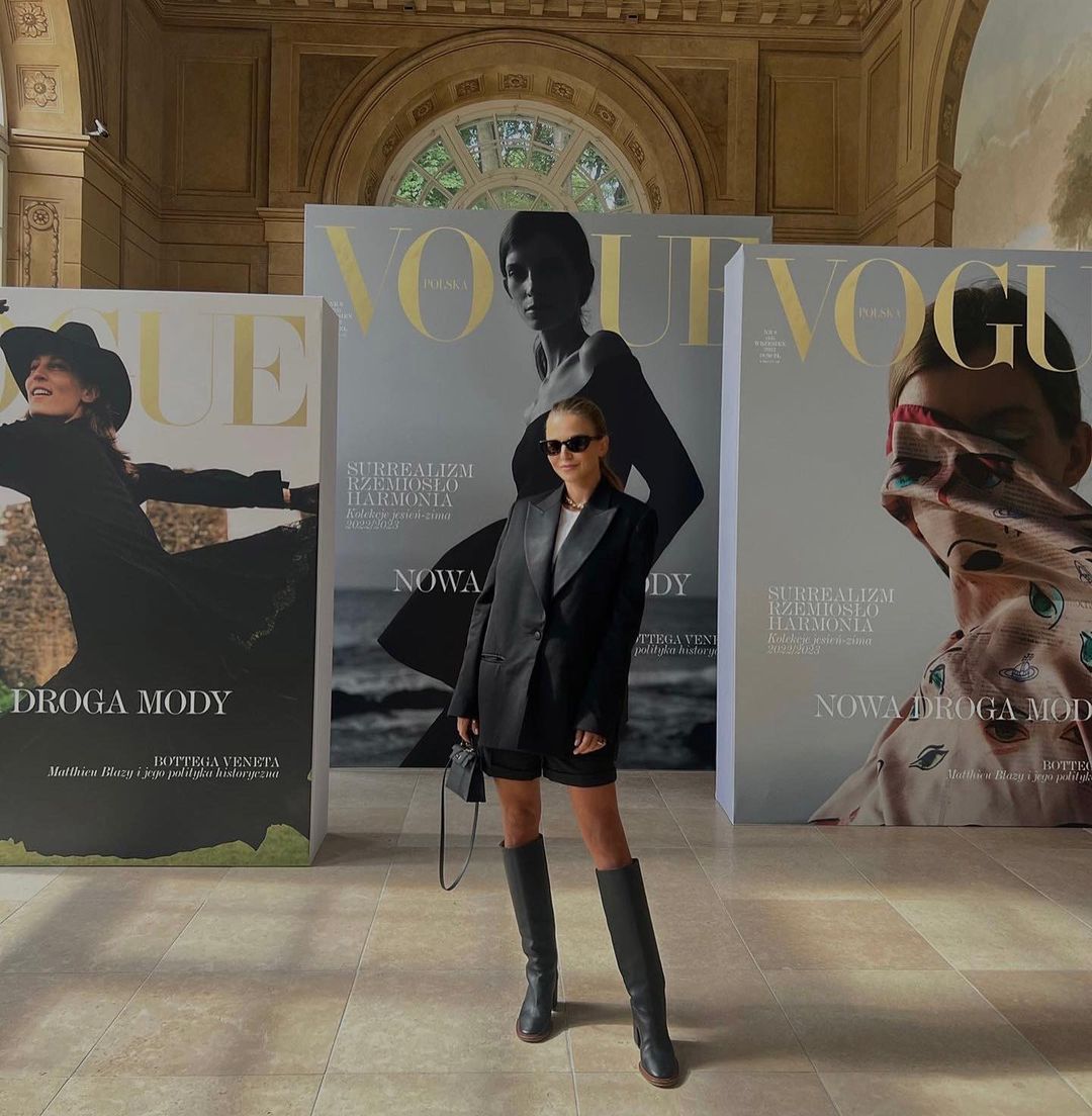 Anna Lewandowska na imprezie Vogue