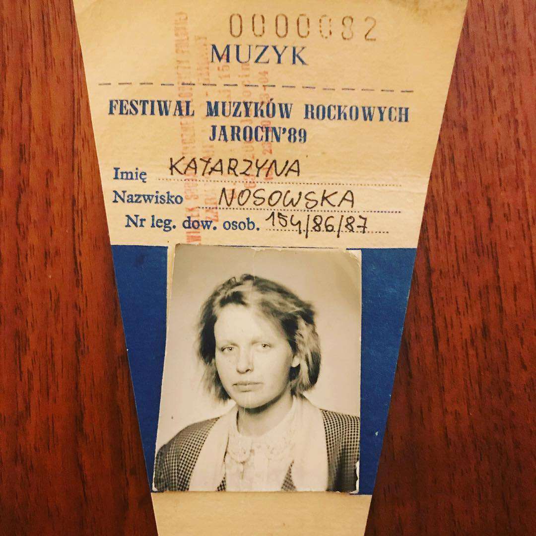 Kasia Nosowska w 1989 roku