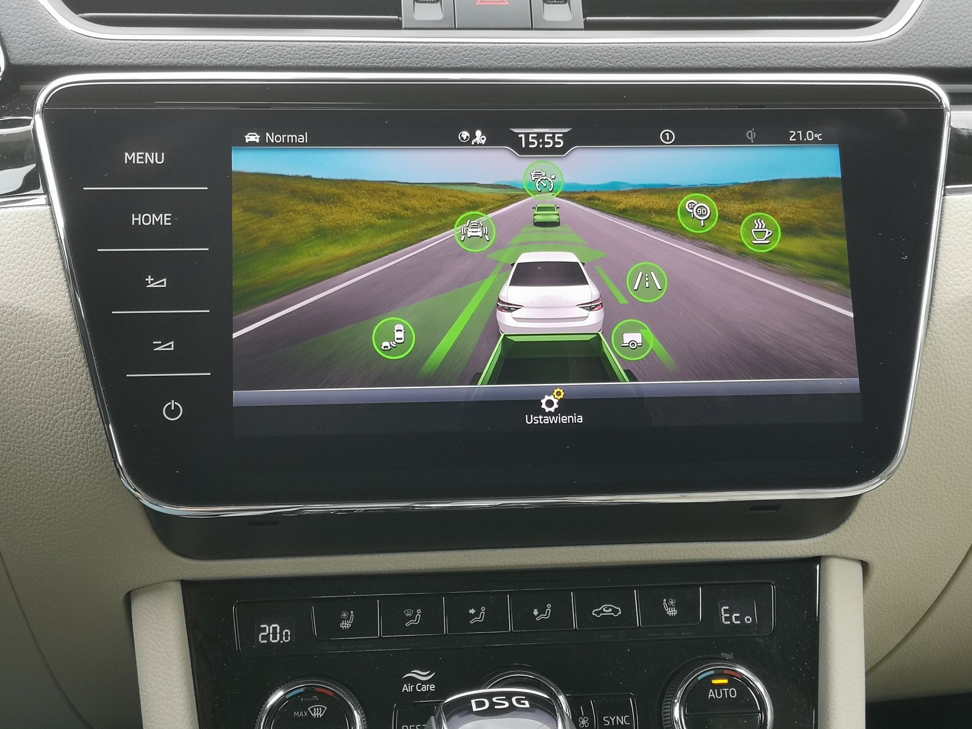 Skoda Superb iV: Systemy zarządzania energią oraz wsparcia kierowcy 11