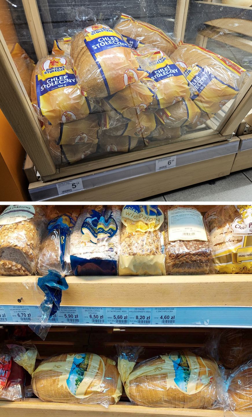Najtańsze chleby 