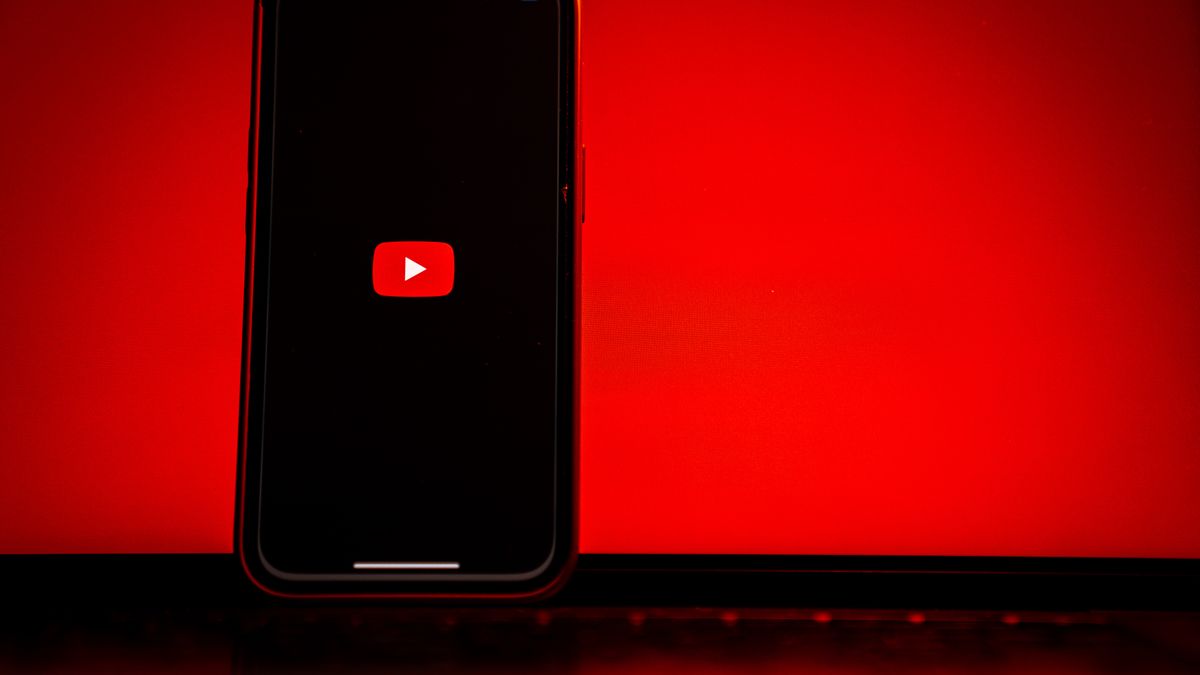 The logo for YouTube application arranged on a smartphone in Hong Kong, China, on Wednesday, March 6, 2024. The Hong Kong government's document summarizing recent public consultations on proposed domestic security legislation included suggestions that some popular messaging apps be prohibited, though authorities stopped short of endorsing that view. Photographer: Lam Yik/Bloomberg via Getty Images