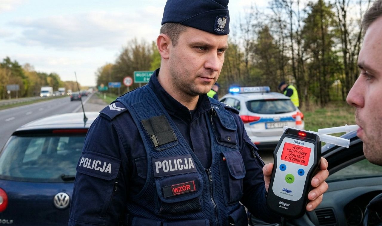 Dwóch kierowców zatrzymanych przez policję. Jeden był pijany, drugi nie powinien w ogóle prowadzić