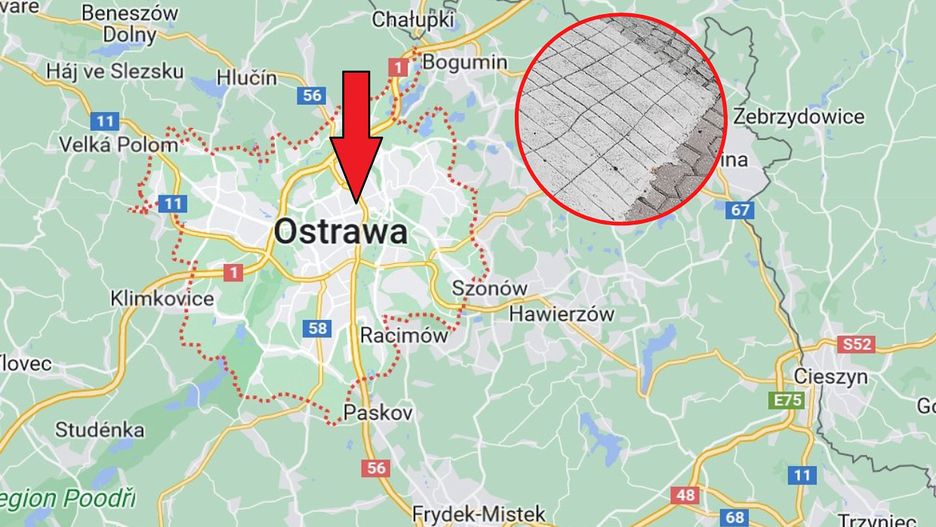 W czeskiej Ostrawie namalowano chodnik
