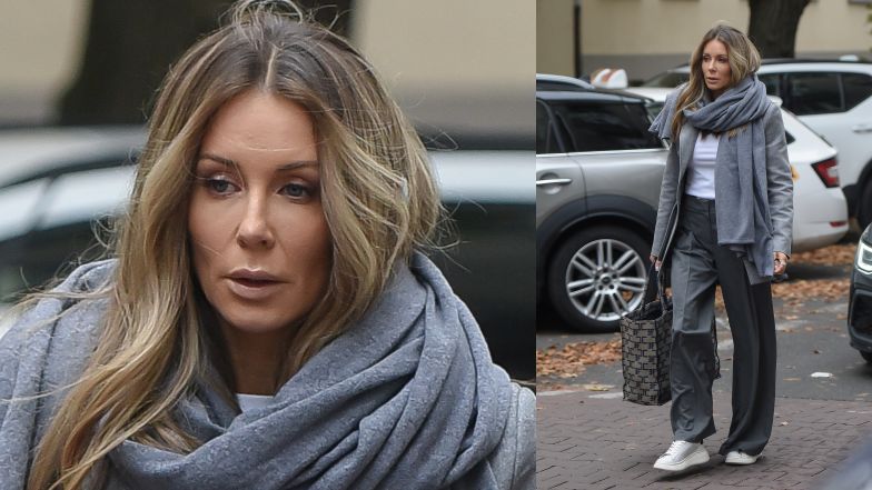 Małgorzata Rozenek przebiera się u fryzjera