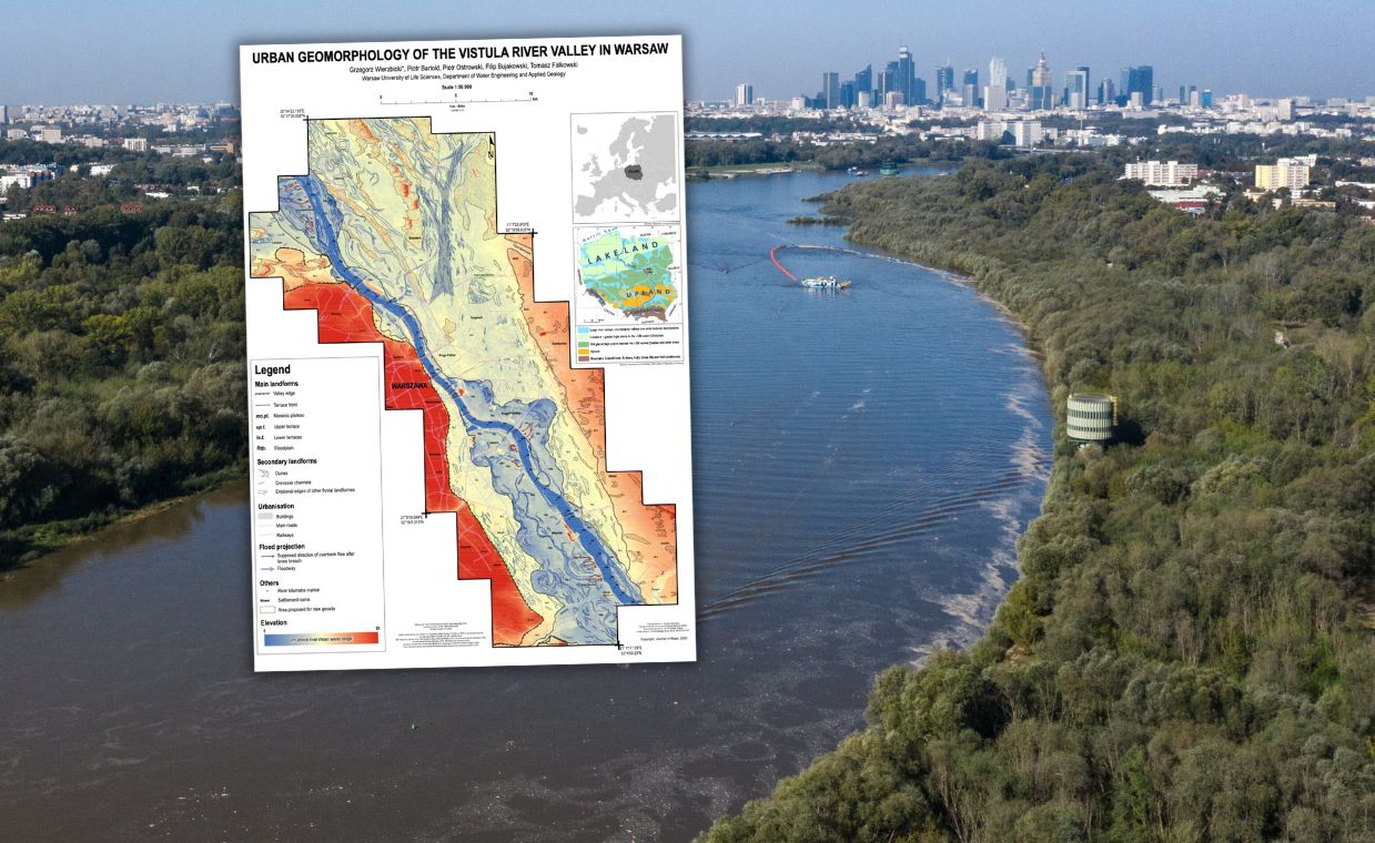 Znacznie szerszy obszar Warszawy terenem zalewowym. "Przełomowy raport"