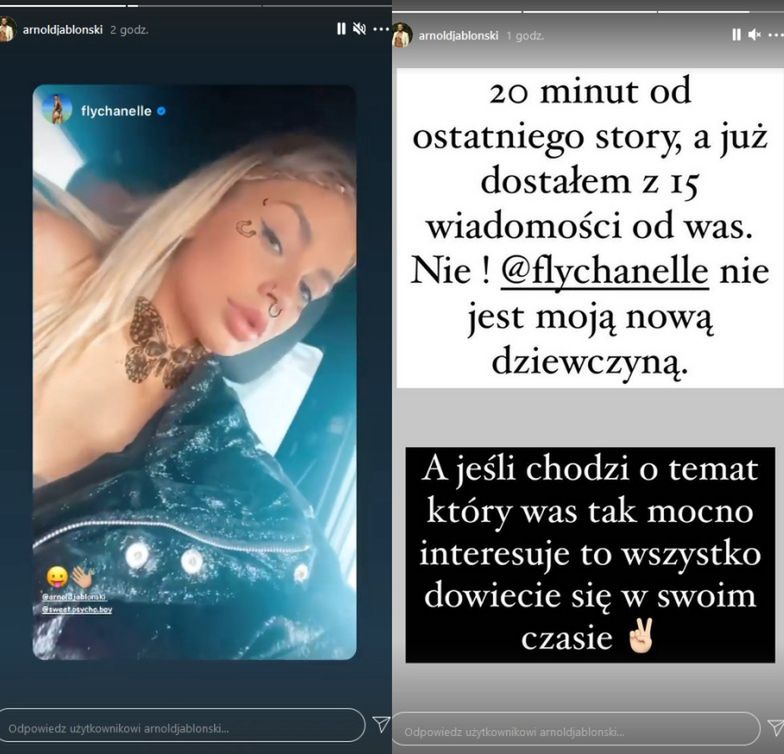 Arnold Jabłoński komentuje relację z Adą Śledź
