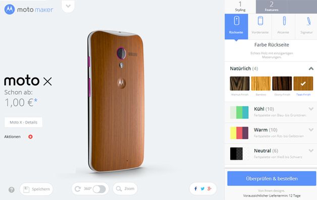 Moto Maker już w Europie 1