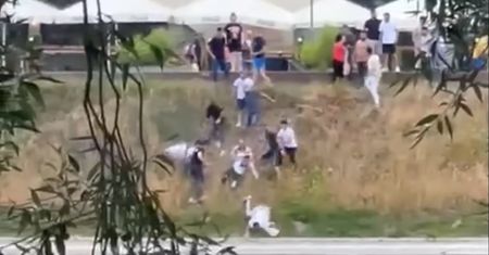 "Po końcowym gwizdku". Bójka w polskiej strefie kibica