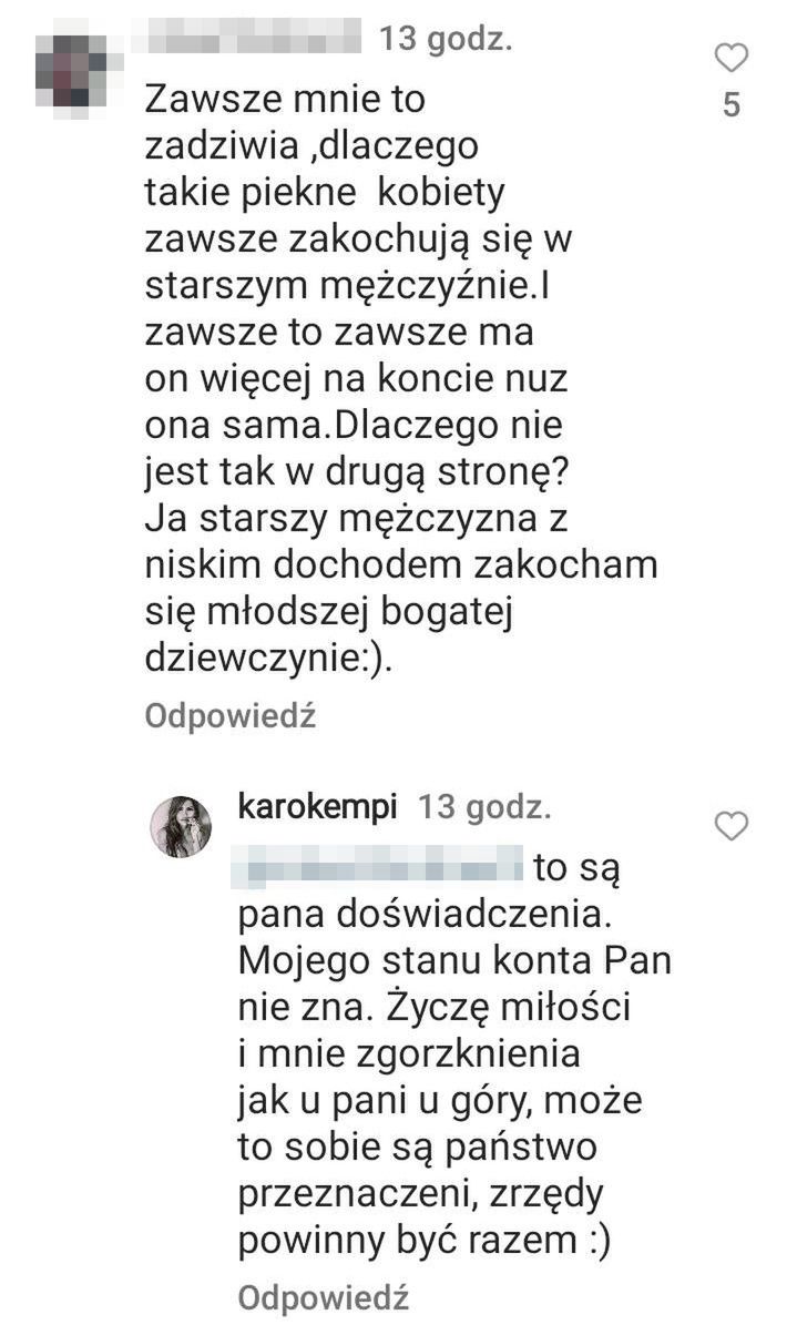 Młoda ukochana Skiby odpiera krytykę pod postem z muzykiem