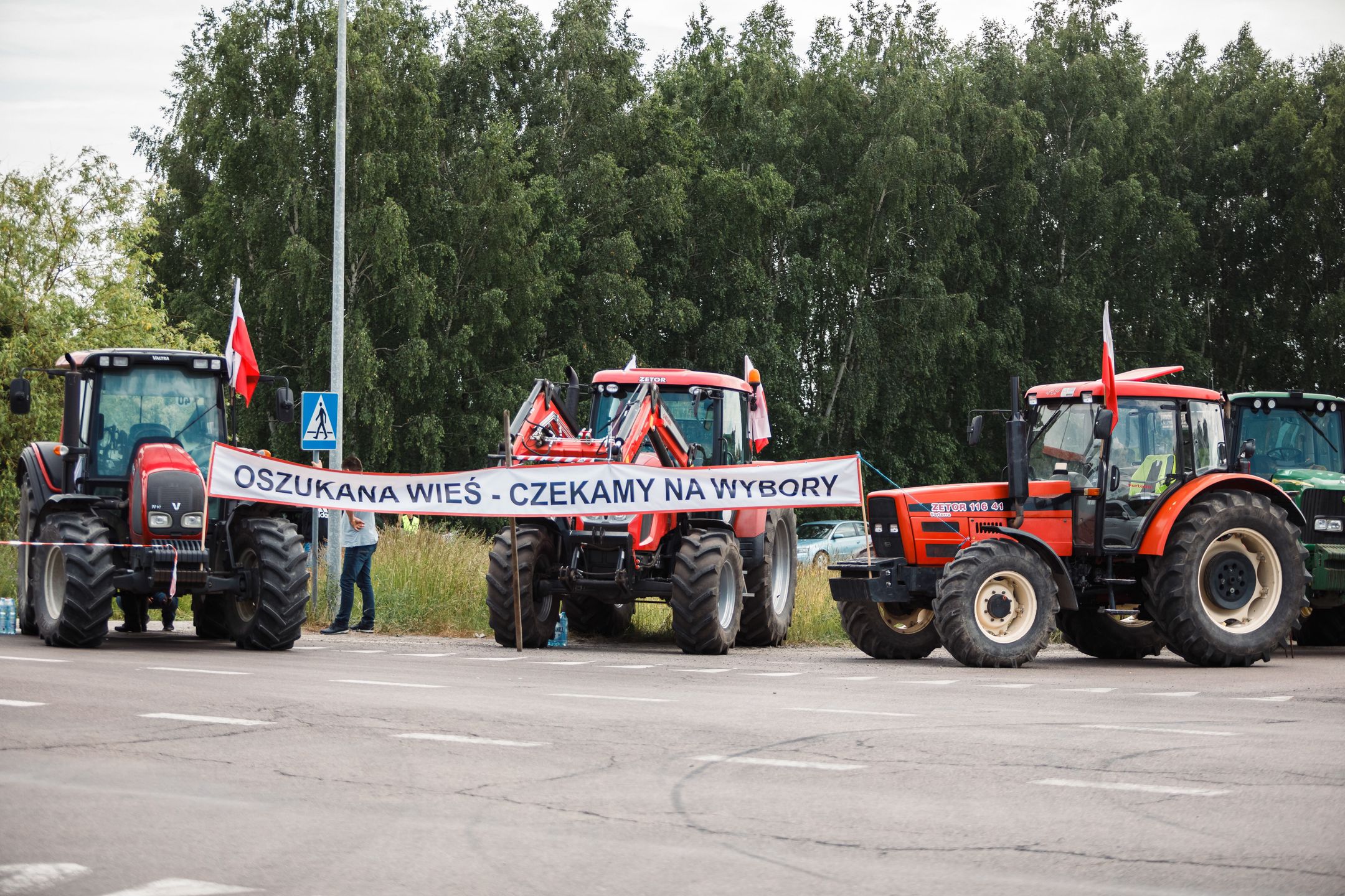 Protest rolników w Dorohusku