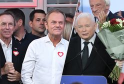 Tusk kontra Kaczyński. Tyle głosów otrzymali liderzy największych partii