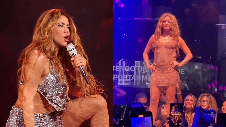 Shakira's Miami club performance was interrupted by intrusive fans