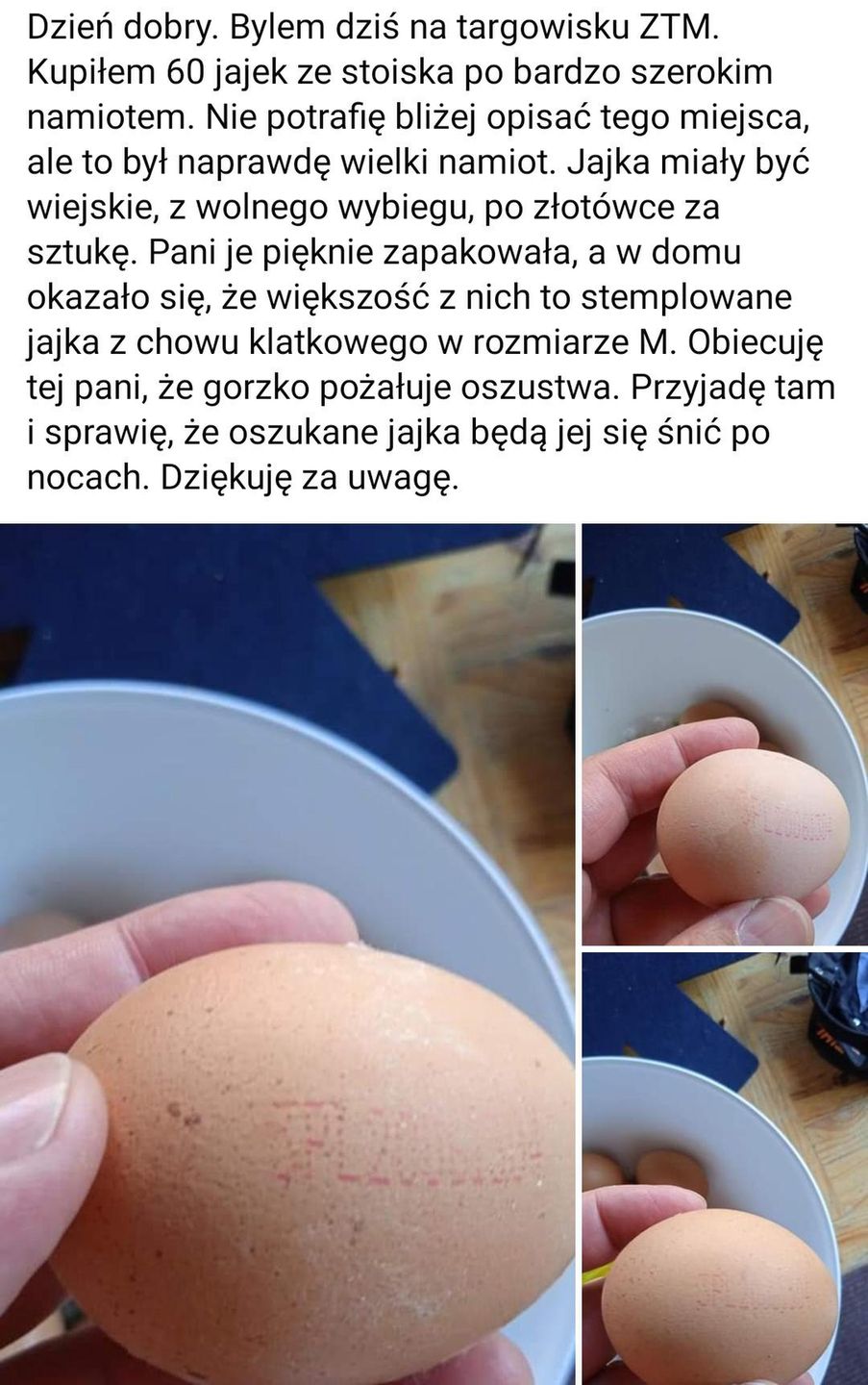 Mężczyzna został oszukany na targu w Olsztynie 