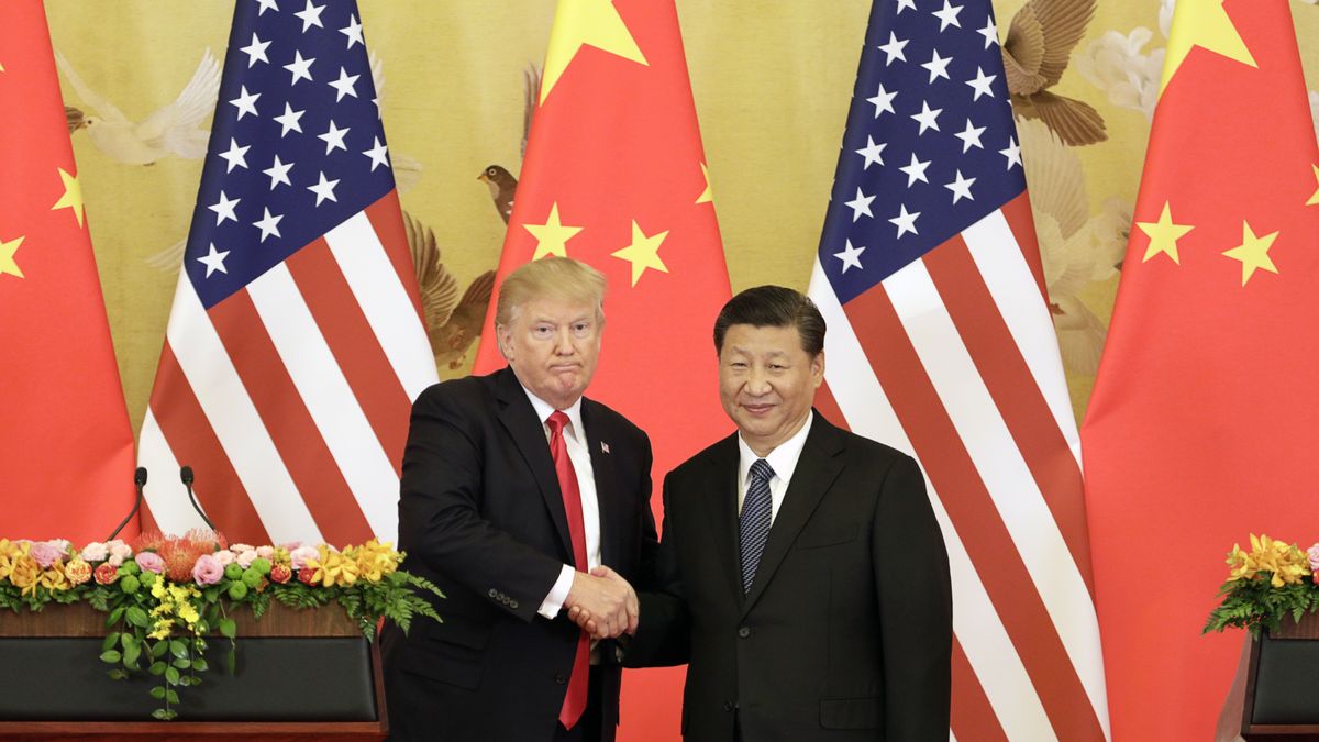Prezydent Donald Trump i Xi Jinping