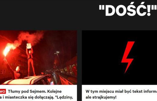Media włączyły się w Strajk Kobiet. Wolny dzień dla dziennikarek, publikacje manifestów i kobieca muzyka na antenach