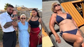 Babcia Majewskiego pozuje w bikini, a Deynn słodzi: "Morze wyrzuciło na brzeg jakąś syrenkę"
