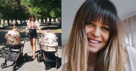 Anna Lewandowska pozuje z kwiecistymi wózkami, dumnie wyznając: "Z dziewczyny w dresie stałam się mamą cudownych SZKRABÓW"
