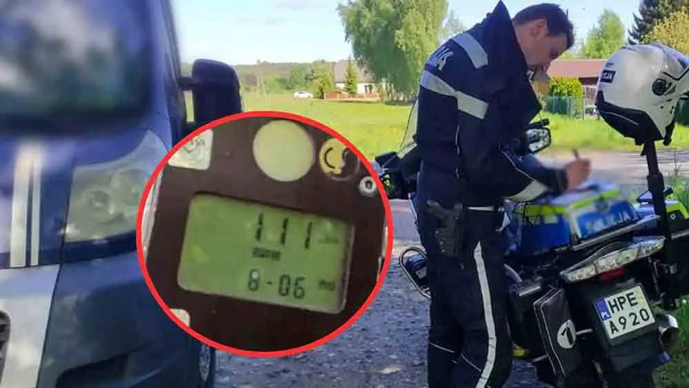 Krosno Odrzańskie. W obszarze zabudowanym jechał z zawrotną prędkością