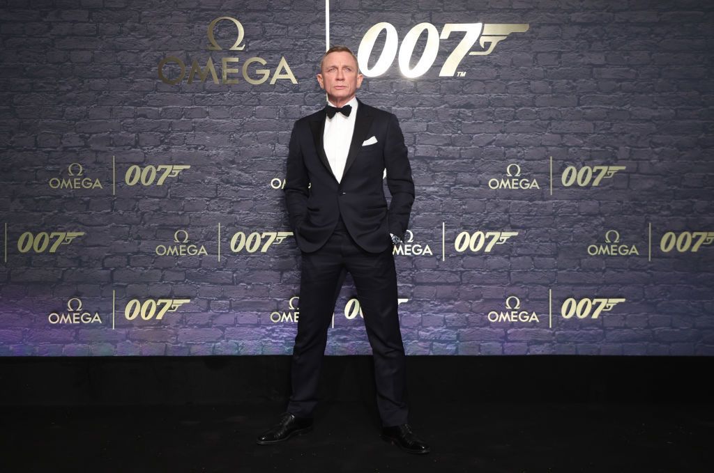 Daniel Craig w 2022 r. na premierze filmu "No Time To Die"