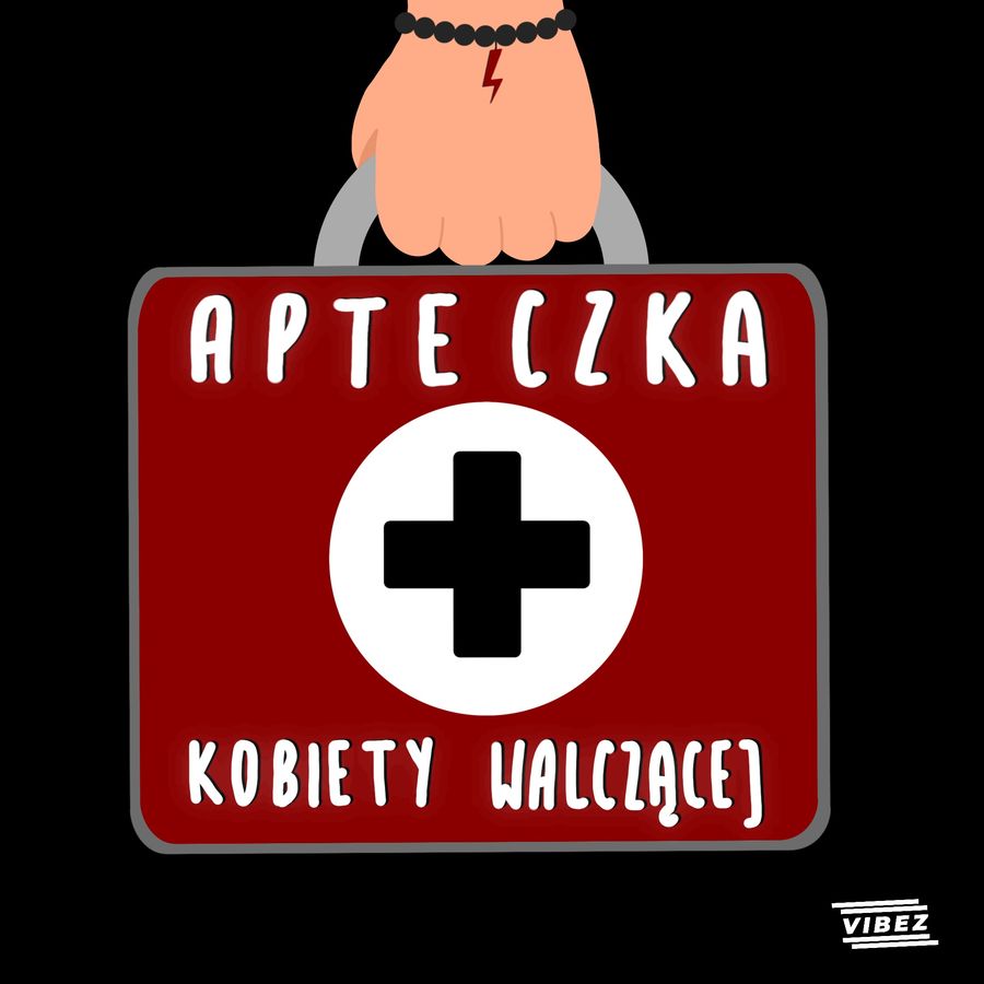 apteczka kobiety walczącej