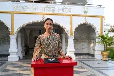 Izabella Krzan na planie programu "Afryka Express" 