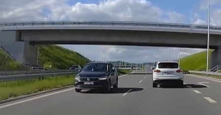 Jechał pod prąd nową zakopianką. Jest nagranie