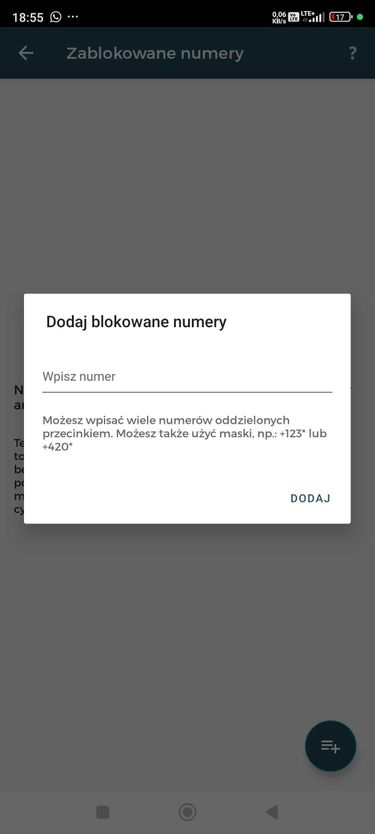 Odebrać telefon 2019