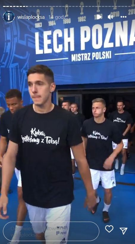 Drużyna Jakuba Rzeźniczaka okazała kapitanowi wsparcie na meczu